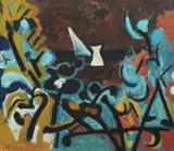 Slavko Šohaj, Core, 1983., oil on canvas