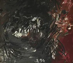 Ivan Šebalj, Danko, 1994., oil on canvas mounted on board