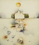 Matko Trebotić, Rest in Peace, 1980., oil on board