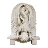 Accesoriu arhitectural tip gargouille, în manieră Neo-Gotică, în formă de șopârlă by Emil Wilhelm Becker, piatră artificială, sold May 2026