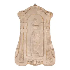 Emil Wilhelm Becker, Model pentru un basorelief pentru proiectul Muzele Artei, înfățisând-o pe muza Arhitectura, ipsos