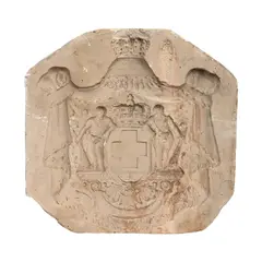 Emil Wilhelm Becker, Machetă pentru un basorelief nobiliar, piatră artificială
