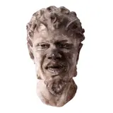 Cap de faun by Emil Wilhelm Becker, piatră, sold May 2026