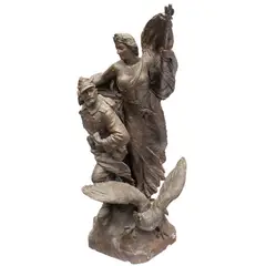 Emil Wilhelm Becker, Studiu pentru monumentul "Avântul Țării", ipsos patinat