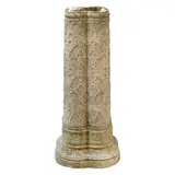 Emil Wilhelm Becker, Coloană fasciculată, decorată cu feston perlat și vrejuri stilizate geometric, piatră artificială