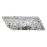 Emil Wilhelm Becker, Panou decorativ ornamentat cu reprezentări de lei integrați într-un decor vegetal stilizat, ce decorau fațada cerdacului casei artistului, piatră artificială