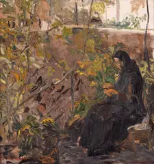 Mihai Sârbulescu, Maica Anastasia, 1997, ulei pe pânză