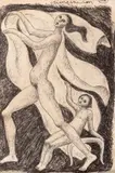 Ion Irimescu, Maternitate, 1926, tuș pe hârtie