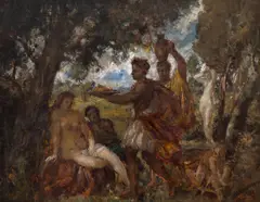 Herman Lipot, Bacchanale, 1924, ulei pe lemn