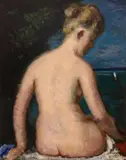 István Boldizsár, Baigneuse, 1972, ulei pe placaj