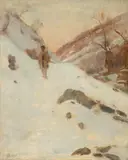 Pierre Auguste Bellet, Vânătorul, ulei pe pânză
