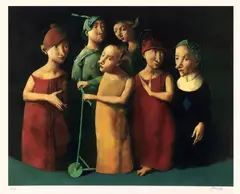 Georges Mazilu, Adunarea, cromolitografie