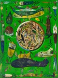 Ștefan Pelmuș, Labirint, 2005, ulei pe pânză