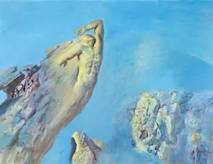 Sabin Bălașa, Exodul spre lumină, 1977, ulei pe pânză