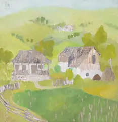 Constantin Piliuță, Peisaj de vară, 1979, ulei pe pânză