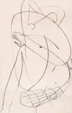 George Apostu, Nud, cărbune pe hârtie