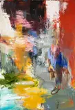 Francisc Chiuariu, Here and Now, 2015, ulei pe pânză