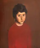 Corneliu Baba, Cumințica (Mădălina), 1978, ulei pe pânză lipită pe carton