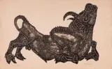 Marcel Chirnoagă, Sacrificiu, 1967, gravură prin sudură