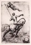Marcel Chirnoagă, Cavalerul trac, acvaforte și acvatintă