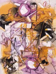 Violet by Alexandru Istrati, 1977, ulei pe pânză, sold May 2026