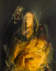 Mircea Ciobanu, Sfânta familie, ulei pe pânză