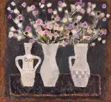 Viorel Mărginean, Flori de primăvară, 1966, ulei pe pânză