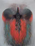 Viorel Mărginean, Pasărea paradis, 1994, ulei pe pânză