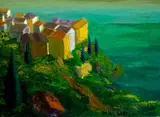 Raul Egon Lebel, Vedere la mare, 1962-1965, ulei pe placaj
