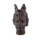 Decebal Taroi, Himeră, 2019, semiporțelan, smalț ceramic, cu elemente presate în negativ, ardere la 1000°C