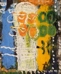 Ion Țuculescu, Totem, 1982, ulei pe pânză
