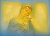 Keazim Issinov, Fairies, 2005, oil on canvas