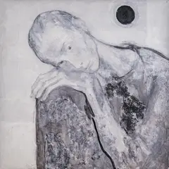 Svetlin Rusev, Thought, 2015, oil on canvas