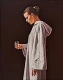 Nikolai Karadzhov, The cup, 2002, oil on canvas
