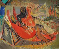 Gredi Assa, Seduction, oil on canvas