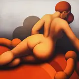 Dimiter Buyukliiski-Mitchi, Act, oil on canvas
