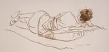Georgi Chapkanov, Rest, 1980, ink on paper