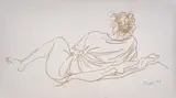 Georgi Chapkanov, Boudoir, 1978, ink on paper