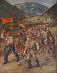 Ivan Petrov, Uprising, 1981, oil on canvas