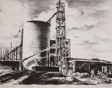 Tsvetana Kosturkova, Factory in Dimitrovgrad, lithography