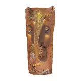 Keazim Issinov, Boyar and boyar girl, 2012, dry pastel and chalk on tile