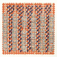 Miroslav Šutej, Patterns (Folk Art), 1979., collage on paper