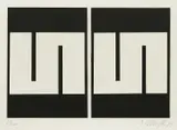 Julije Knifer, Meander, 1987., serigraphy on paper