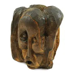 Đorđe Kreća, Four Heads, 1966., wood