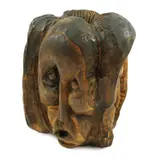 Đorđe Kreća, Four Heads, 1966., wood