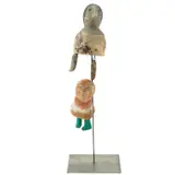 Zvonimir Lončarić, Pair, 1991., terracotta and wood color