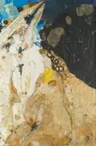 Slavko Kopač, Two, 1982., ink and collage mounted on canvas
