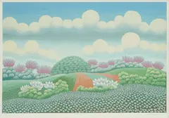 Ivan Rabuzin, Fields of Flowers, serigraphy on paper