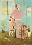 Mara Puškarić-Petras, Spinner, 1978., oil on board