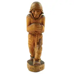 Gypsy by Martin Hegedušić, 1973., wood, offered May 2026